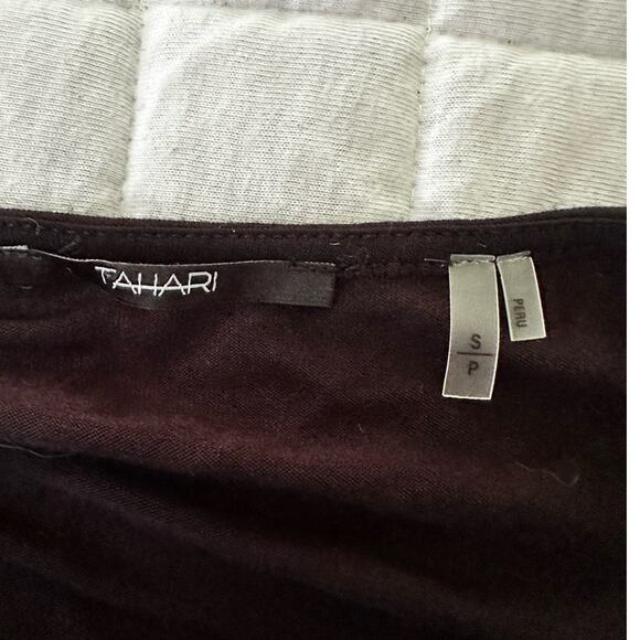 TAHARI Dress Womens Small Black Halter Maxi Dress Elegant Goddess Evening Party - Picture 7 of 12